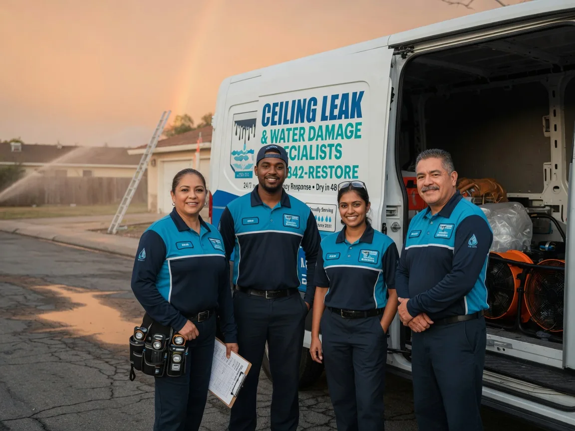 Ceiling Leak Cleanup company in Guinda, CA
