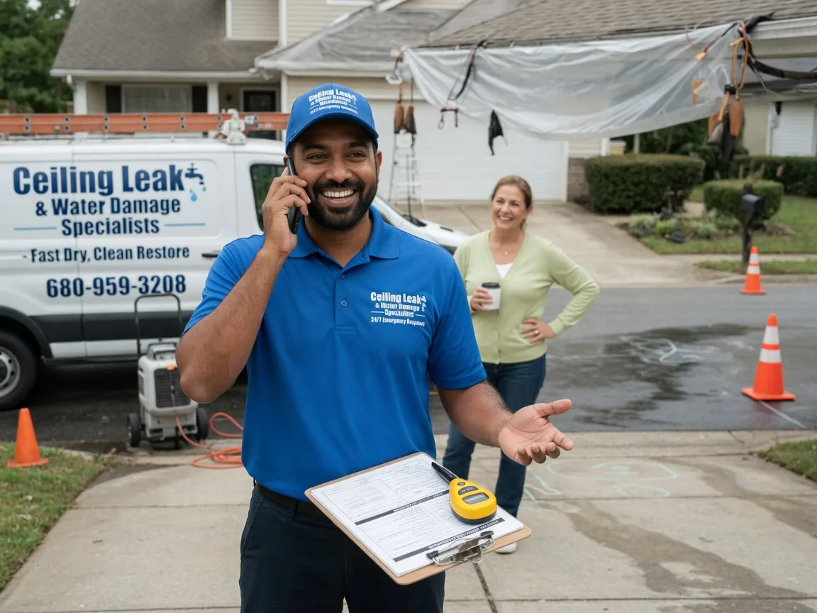 Ceiling Leak Cleanup Guinda, CA FAQs